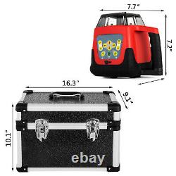 Rotary Laser Level Green Beam Self-Leveling 360 Degree Automatic 500M with Case
