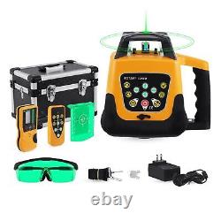 Rotary Laser Level Green Laser Self Leveling Kit, 500M Green Beam 360° Automa