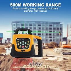 Rotary Laser Level Green Laser Self Leveling Kit, 500M Green Beam 360° Automa