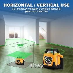 Rotary Laser Level Green Laser Self Leveling Kit, 500M Green Beam 360° Automa