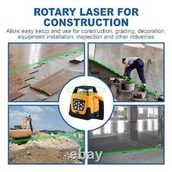 Rotary Laser Level Green Laser Self Leveling Kit, 500M Green Beam 360° Automa