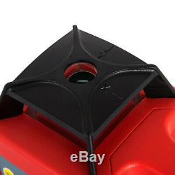 Rotary Laser Level Kit 500m Range Automatic Self-Leveling Rotating 360° Red Beam