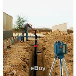 Rotary Laser Level Kit Self Leveling Recondition 800 FT with Tripod Receiver