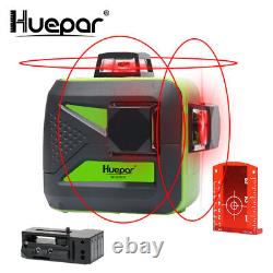 Rotary laser level Red Cross Line Laser Self Leveling 360 degree Huepar 603CR