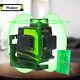 Rotary Laser Level Green 12 Lines 3d Cross Line Laser Self Leveling Measure Tool