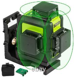 Rotary laser level green 12 Lines 3D Cross Line Laser Self Leveling Measure Tool