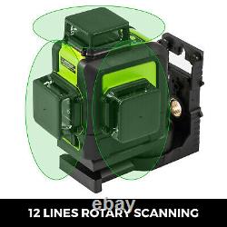 Rotary laser level green 12 Lines 3D Cross Line Laser Self Leveling Measure Tool