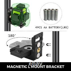 Rotary laser level green 12 Lines 3D Cross Line Laser Self Leveling Measure Tool