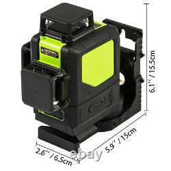 Rotary laser level green 12 Lines 3D Cross Line Laser Self Leveling Measure Tool