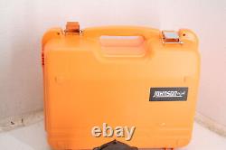 SEE NOTES Johnson Level Tool 40-6532 Red Orange Self Leveling Rotary Laser Kit