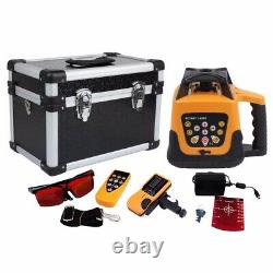 SELF-LEVELING ROTARY SLOPE LASER LEVEL + TRIPOD & 10TH GRADE ROD Ridge yard 360