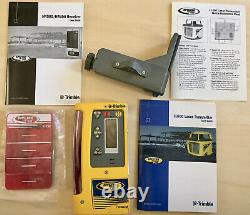 SPECTRA PRECISION LL600 self-leveling rotary laser level, Trimble CR600 receiver