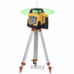 Samger Automatic Self Levelling Rotating Green Laser Level Rotary + Tripod Staff