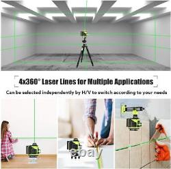 Seesii 4D 16 Line Automatic Self-Leveling 360° Rotary Rotating Laser Level Tool