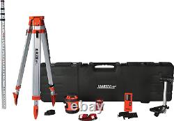Self-Leveling Horizontal Rotary Laser System 50 X 14.5, Red, 1 Kit