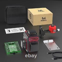 Self Leveling Laser Level 3x360° 3D Cross Line Rotary Lasers Green Beam Pulse