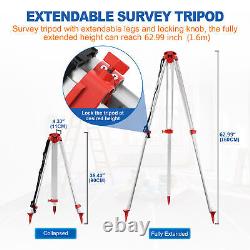 Self Leveling Laser Level Kit Green Beam 360° Rotary Laser + Tripod & Caliper
