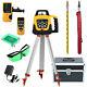 Self Leveling Laser Level Kit Green Beam 360 Rotary Rotating +tripod+ Caliper