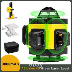 Self Leveling Rotary Green Laser Level 16 Lines 4D Cross Line Laser Measure Tool