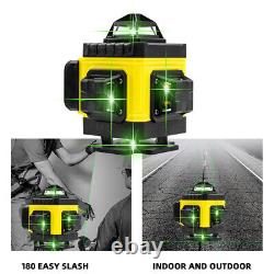 Self Leveling Rotary Green Laser Level 16 Lines 4D Cross Line Laser Measure Tool