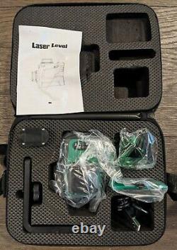 Self Leveling Rotary Laser Level Green 12 Line 3D Cross Line Laser Measure Tool