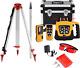 Self Leveling Rotary Laser Level System Kit With Surveying Tripod + Aluminum Gra