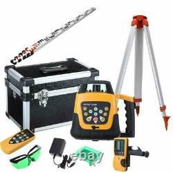 Self-Leveling Rotary Rotating Green Laser Level Kit 500M Range With 1.65M Tripod