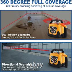 Self-Leveling Rotary Rotating Laser 500M Red Beam 360°Automatic Rotray Laser Lev