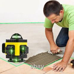 Self Leveling Rotary laser level green 16 Lines 4D Cross Line Laser Measure Tool