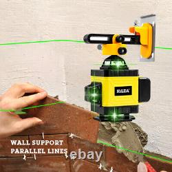 Self Leveling Rotary laser level green 16 Lines 4D Cross Line Laser Measure Tool