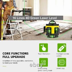 Self Leveling Rotary laser level green 16 Lines 4D Cross Line Laser Measure Tool