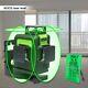 Self-leveling Vertical Rotary Laser Level 3d Green Beam 45m 147ft 12 Lines