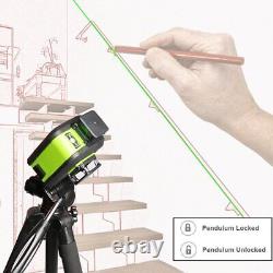 Self-Leveling Vertical Rotary Laser Level 3D Green Beam 45m 147ft 12 Lines