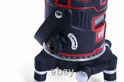 Self Levelling 5 Lines Cross Rotary Multi Beams Laser Level + Tripod + Plumb Dot