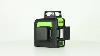 Sndway Laser Level 3d 12 Lines Self Leveling 360 Degree Rotary Cross Green Beam