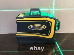 Spectra Laser LT58G Green Beam Self Leveling 3-Plain Cross Line Laser Level
