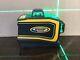 Spectra Laser Lt58g Green Beam Self Leveling 3-plain Cross Line Laser Level