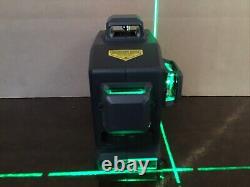 Spectra Laser LT58G Green Beam Self Leveling 3-Plain Cross Line Laser Level