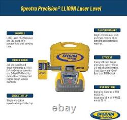 Spectra Precision LL100N Laser Level- SELF-LEVELING Laser With HR320 Receiver