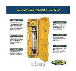 Spectra Precision LL300N-2 Laser Level, Self Leveling Kit with HL450 Receiver