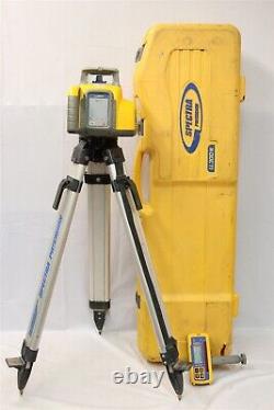 Spectra Precision LL300N Self Leveling Laser w Tripod HL450 Receiver & Hard Case