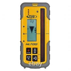 Spectra Precision LL500 Self-Leveling Laser Level with HL700 Receiver, C70 Rod