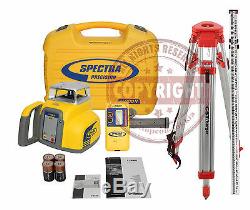 Spectra Precision Ll300n Package Self Leveling Rotary Laser Level, Transit, Topcon