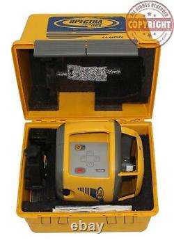 Spectra Precision Ll600 Self Leveling Rotary Laser Level, Topcon, Transit, Trimble