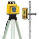 Spectra Precision Self Levelling Rotary Laser Level W Receiver Staff & Tripod