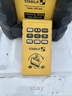 Stabila LAR350 300 Self-Leveling Rotary Laser Kit with LED Assist Level