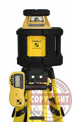 Stabila Lar200 Self-leveling Rotary Laser Level, Transit, Topcon, Trimble, Spectra