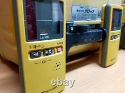 TOPCON RL-H3A self levelling rotary laser level with LS-70A receiver 2set