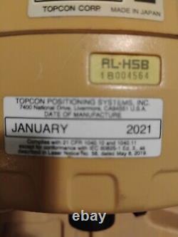 TOPCON RL-H5B SELF-LEVELING HORIZONTAL ROTARY LASER LEVEL WithCASE (UD8024343)