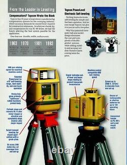 TOPCON RL-HA SELF-LEVELING LASER LEVEL WithTRIPOD, SENSOR & ROD